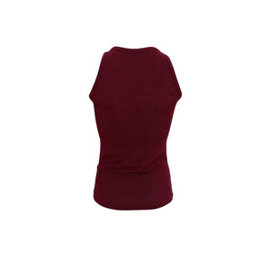 Black Colour Faye Lurex Top - Plum