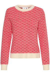 Saint Tropez Herel Jumper - Racing Red