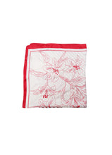 Black Colour Tyra Mini Scarf - Red
