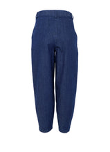 Black Colour Denice Barrel Pant - Denim