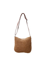 Black Colour Jodie Jute Bag - Khaki