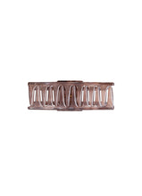Black Colour Berlin Big Leo Hair Claw - Grey