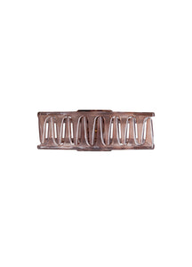 Black Colour Berlin Big Leo Hair Claw - Grey