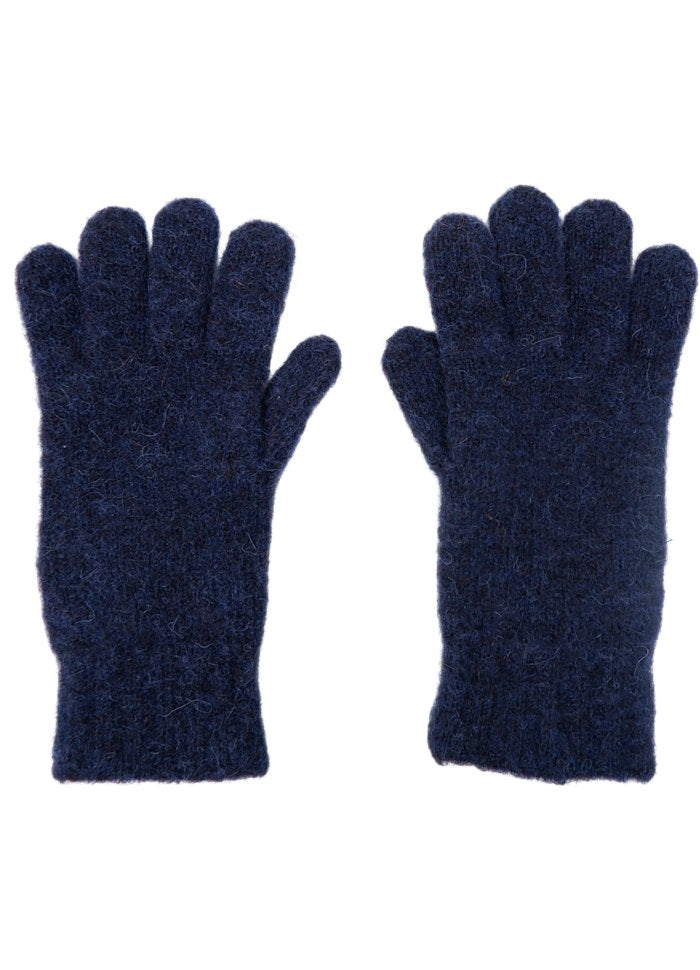 Black Colour Ginger Gloves- Navy