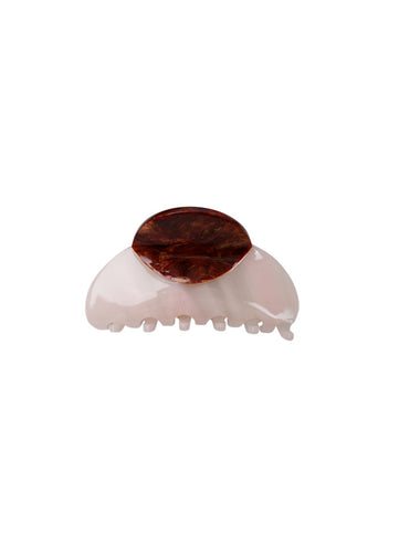Black Colour Ashanti hair claw - Beige
