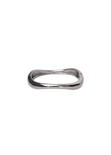 Black Colour Avelora Bracelet - Silver