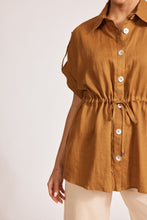 Eb&Ive Miramar Tie Shirt - Caramel