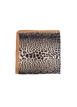 Black Colour Rani Leo Mini Scarf - Camel