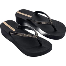 Ipanema Anatomic XI Platform Flip Flops - Black/Gold