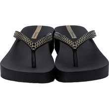 Ipanema Anatomic XI Platform Flip Flops - Black/Gold