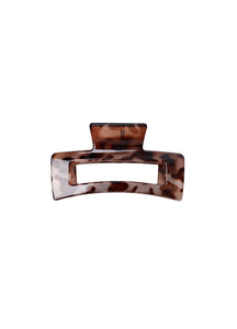 Black Colour Berlin Big Leo Hair Claw - Grey