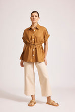 Eb&Ive Miramar Tie Shirt - Caramel