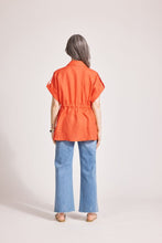 Eb&Ive Miramar Tie Shirt - Coral