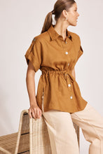 Eb&Ive Miramar Tie Shirt - Caramel