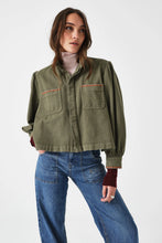 Seventy + Mochi Ziggy Cropped Jacket - Khaki