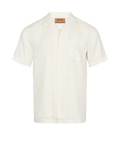 Mos Mosh Gallery Mens Theo Linen Shirt - Ecru