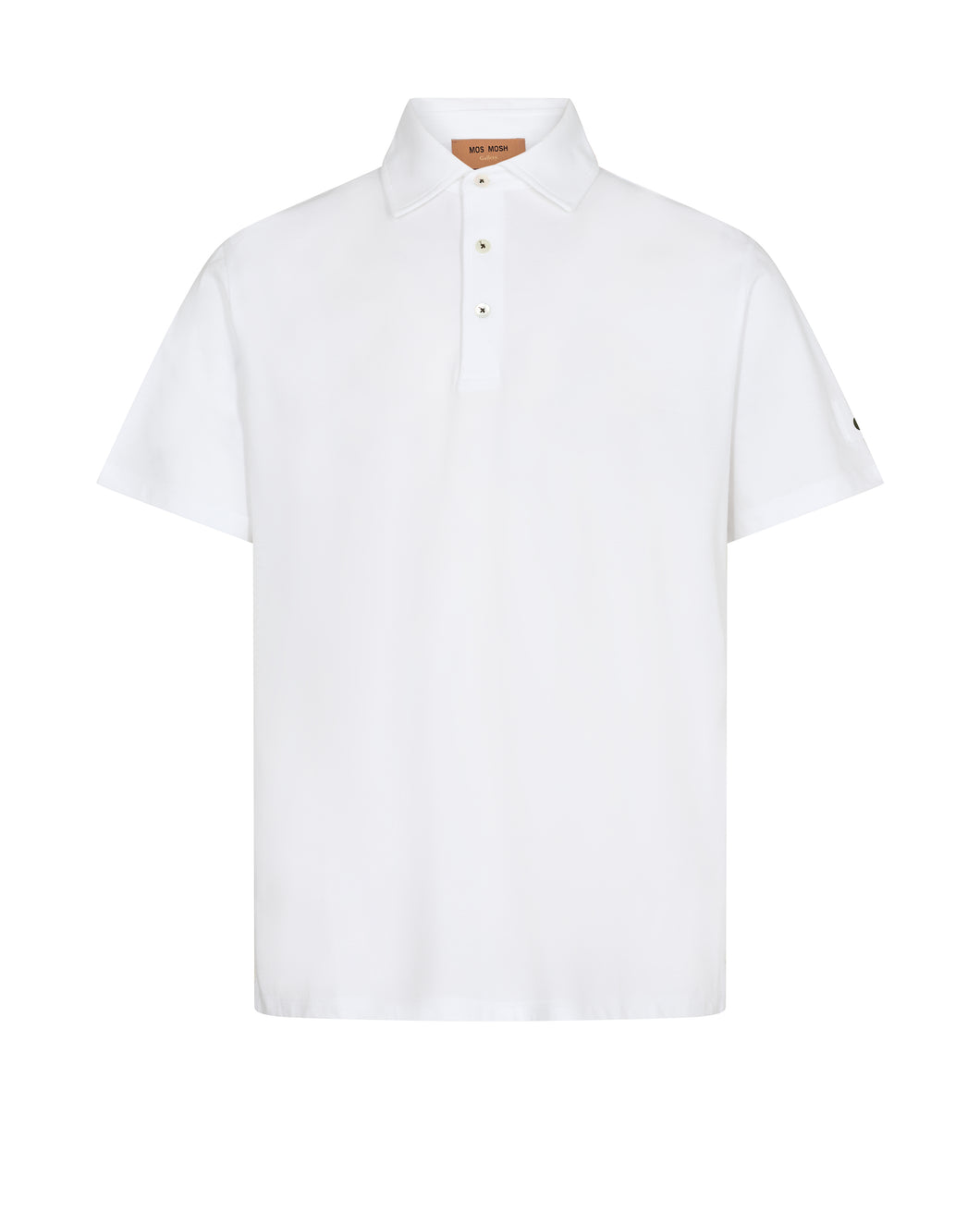 Mos Mosh Gallery Mens Forte Polo - White