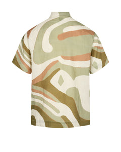 Mos Mosh Gallery Mens Francis Shirt - Moss Green