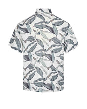 Mos Mosh Gallery Mens Printed Shirt - Navy Leaf