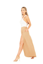 NAIA Beach Elodie Split Trouser - Gold