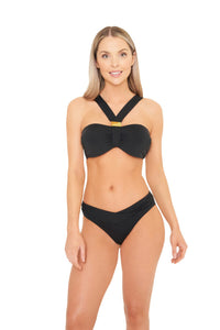 NAIA Beach Selene Bikini Bottoms - Black