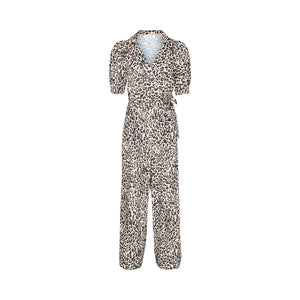 Sofie Schnoor Leopard Print Jumpsuit - Brown & Cream