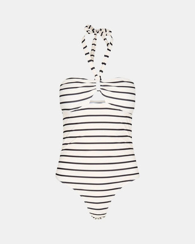 Sofie Schnoor Swimsuit - Black & White Stripes
