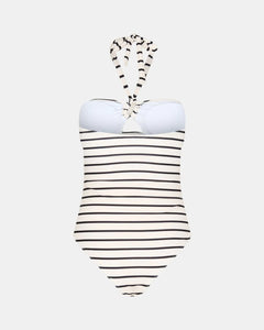 Sofie Schnoor Swimsuit - Black & White Stripes