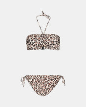 Sofie Schnoor Leopard Print Bikini - Brown & Cream