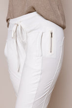 Suzy D Vegan Leather Leggings - Black/White