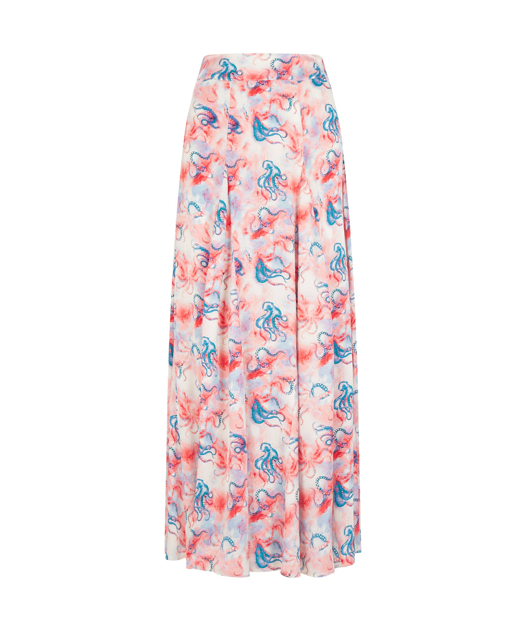 Sirens Franklin Maxi Skirt - Pink Octopus